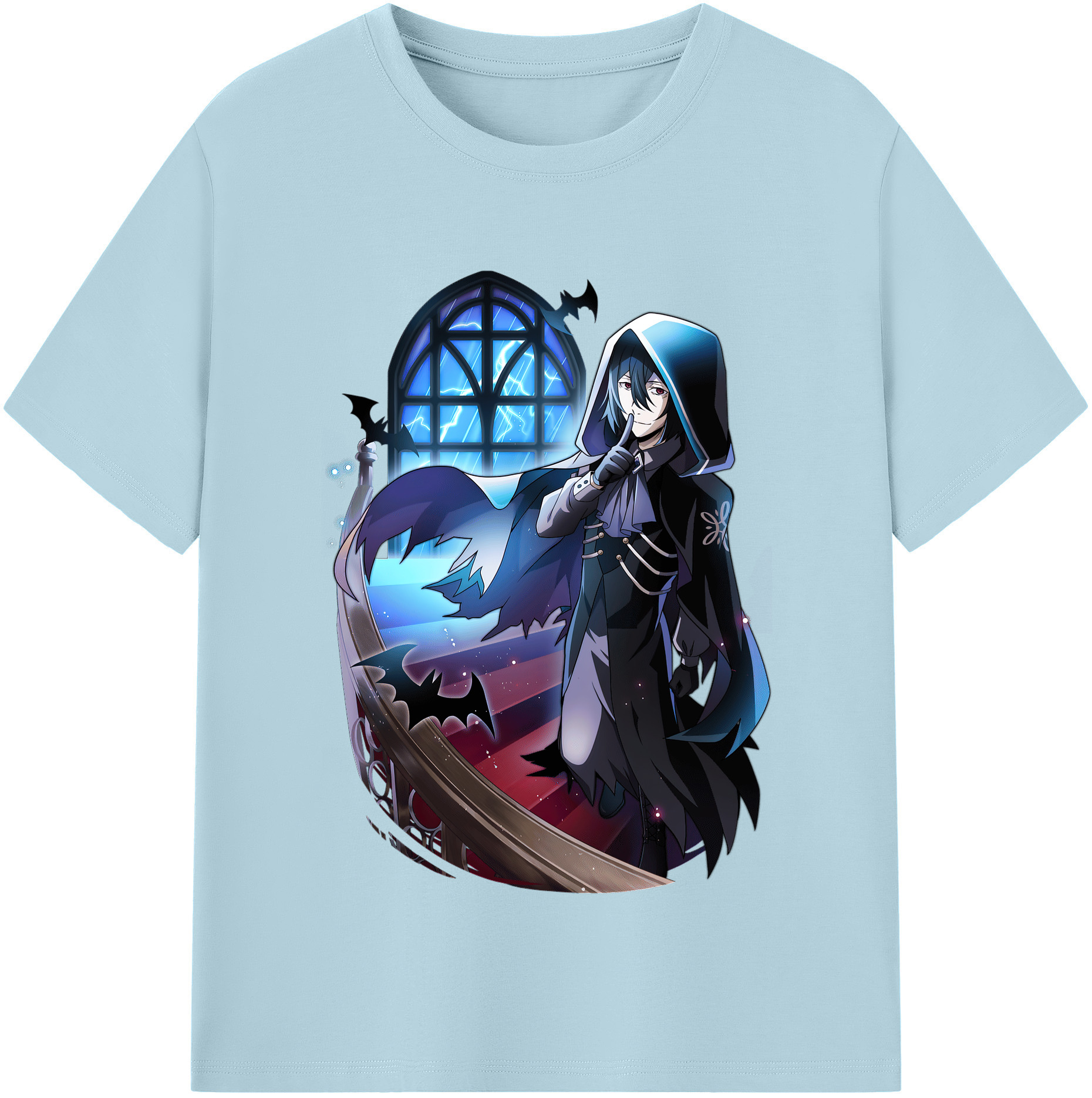 （画像用） 文豪ストレイドッグス Bungo Stray Dogs 綿100％半袖Tシャツ（フロントプリント）